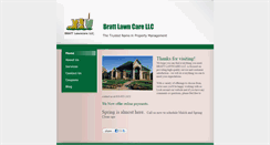 Desktop Screenshot of brattlawncare.com