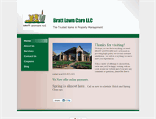 Tablet Screenshot of brattlawncare.com